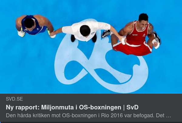 Miljonmuta I OS-Boxning