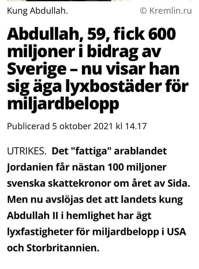 Fattigt Land Med Rik Kung