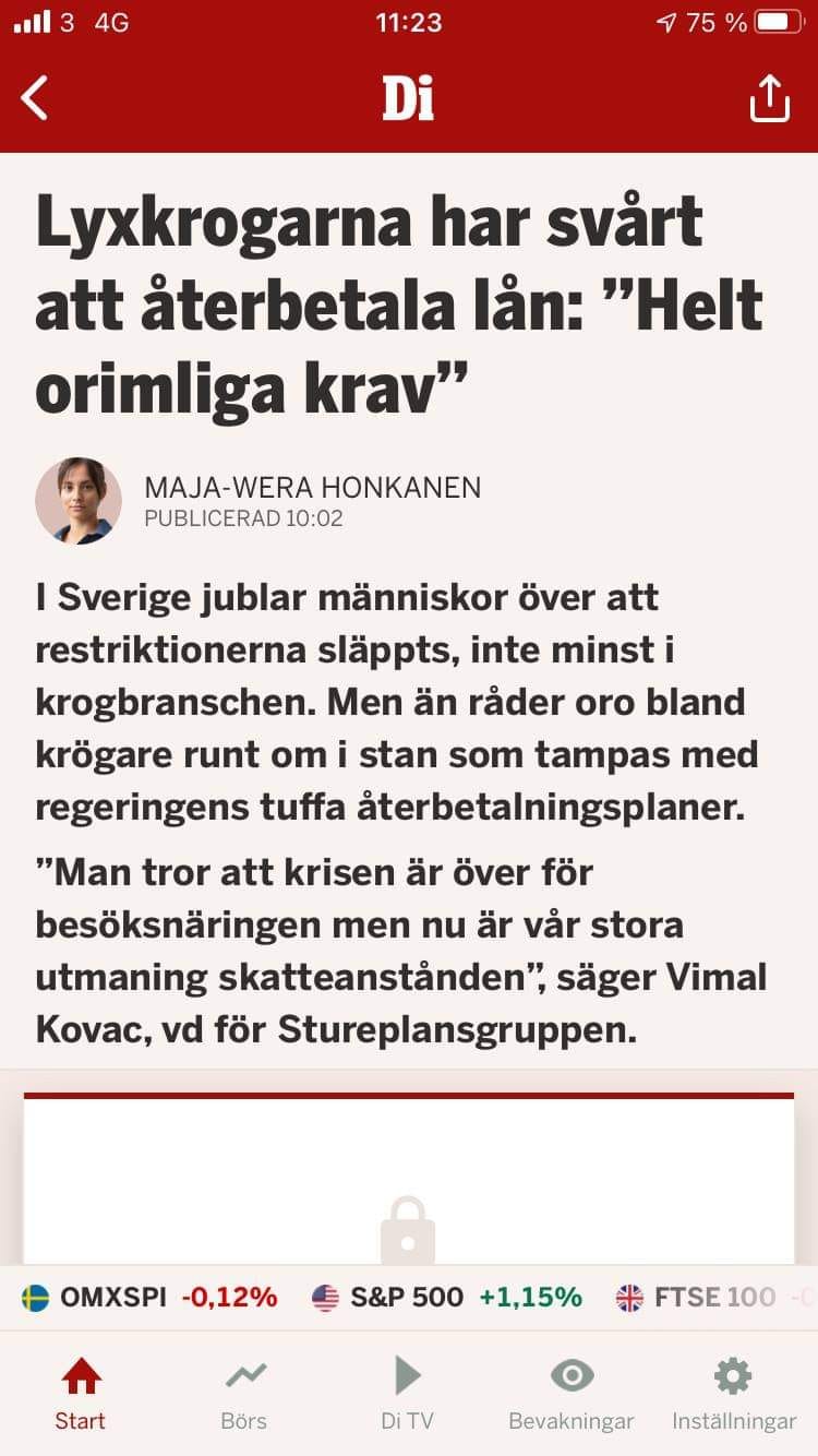 Finansiella Lyxkrogsproblem