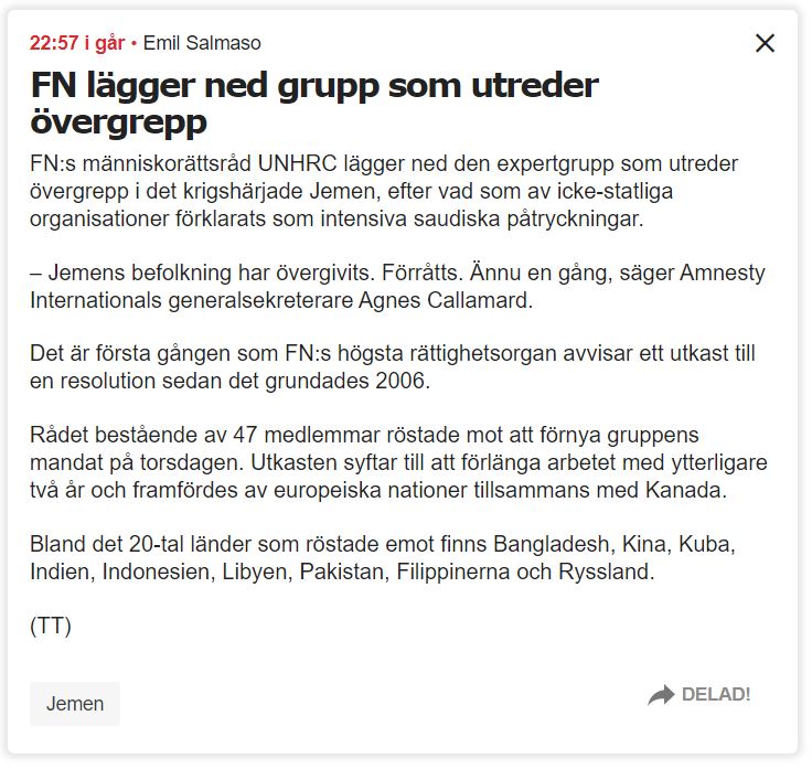 Aktualiserat Reformbehov