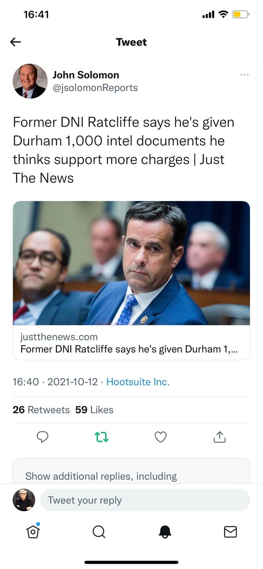 Ratcliffe Har Försett Durham