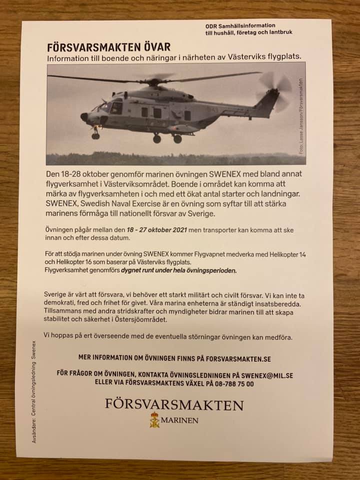 Försvarsmaktsövningsinformation