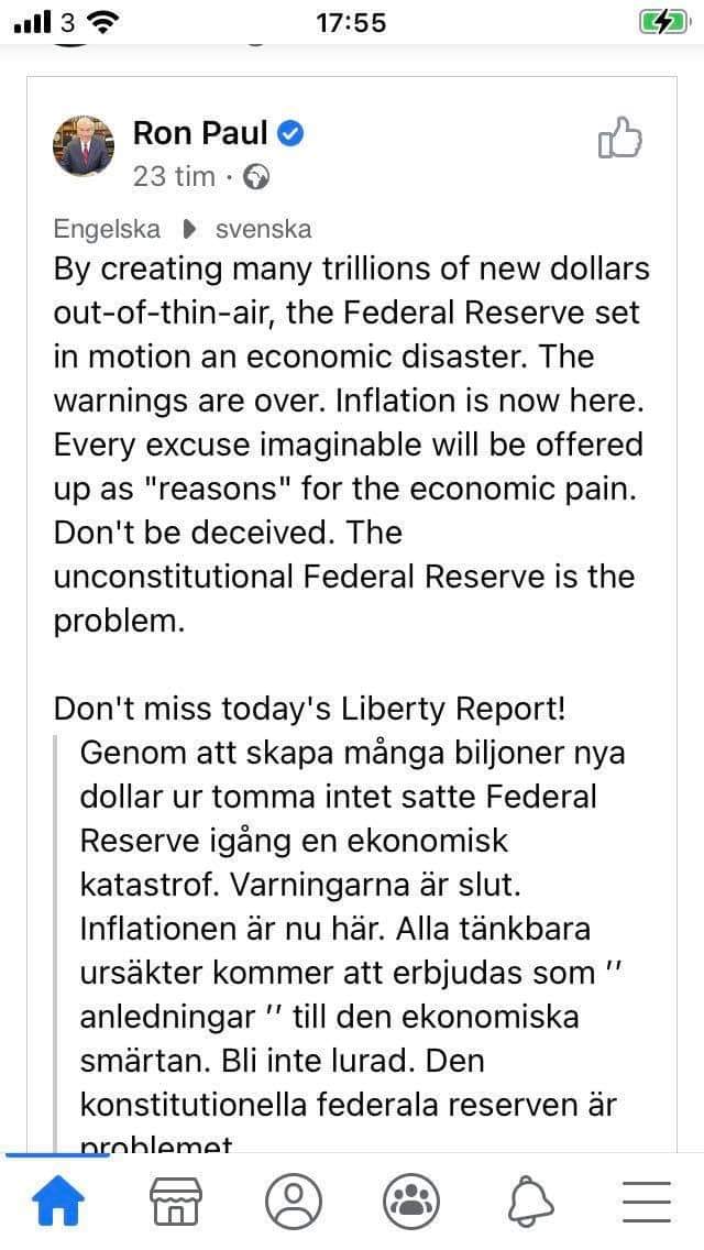 Ron Paul Om FED