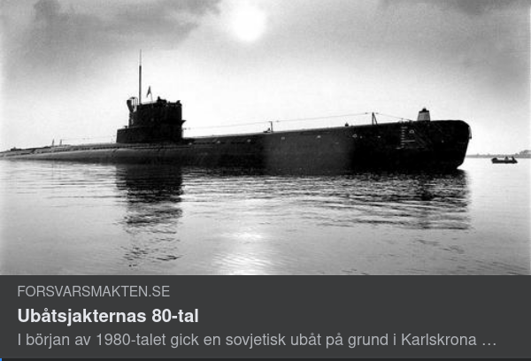 Ubåtar & 80-Talet