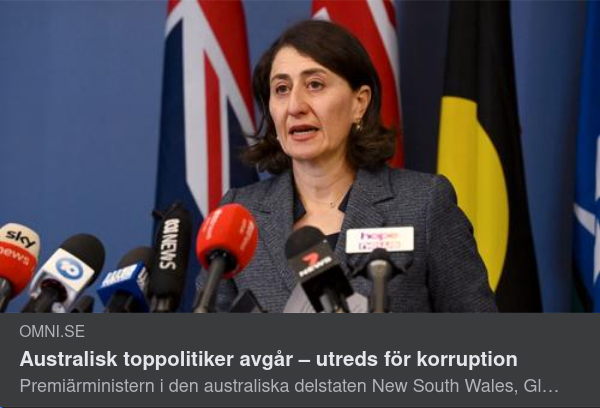 Australiensk Toppolitiker Avgår