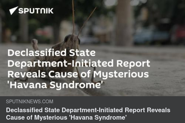 Havannasyndrom Rapporterat Vara Beroende På Insekter