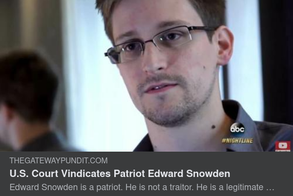 Lagligt Rättfärdad Snowden