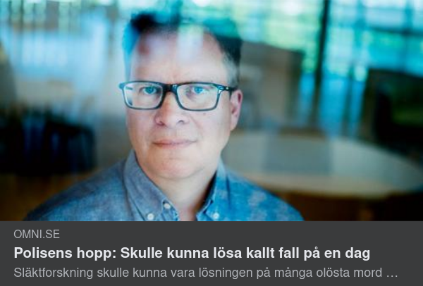 Möjligt Mordlösande Släktforskning