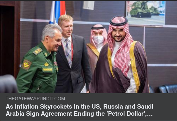 Ryssland, Saudiarabien & Oljedollarn