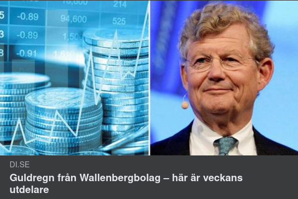 Wallenbergs Gullregn Över Stan