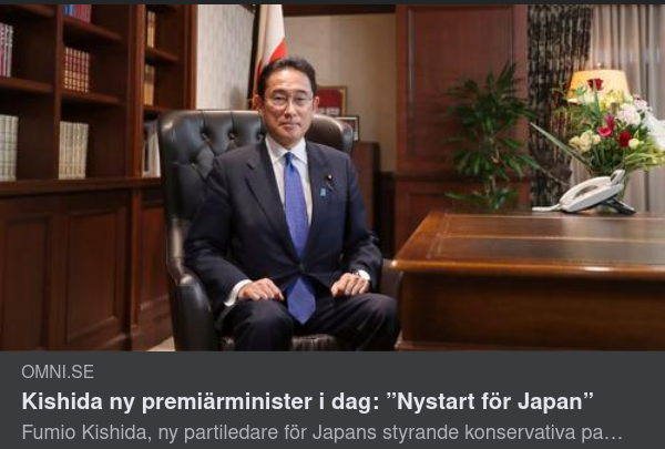 Förberedd Ny Japansk Premiärminster