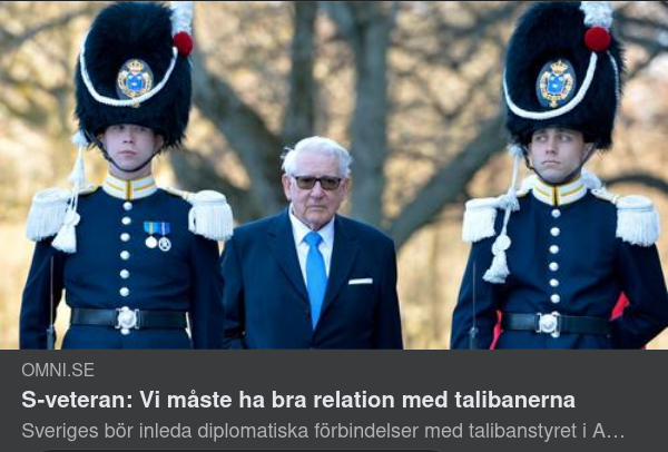 Avdammad Tage G Om Afghanistan