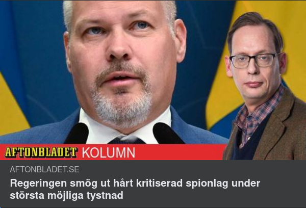 Spionlag Tyst Utsmugen