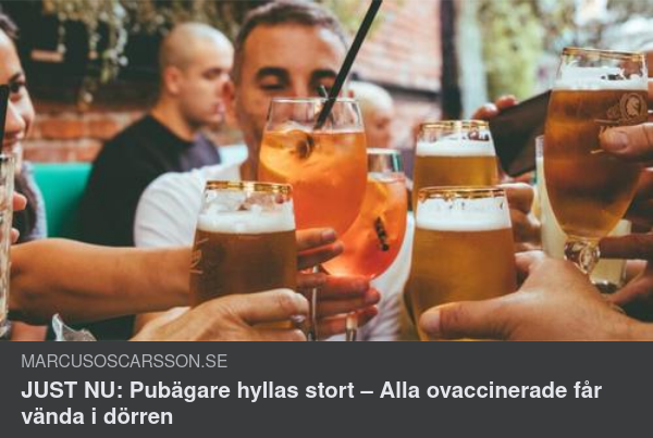 Vaccinerad Pub