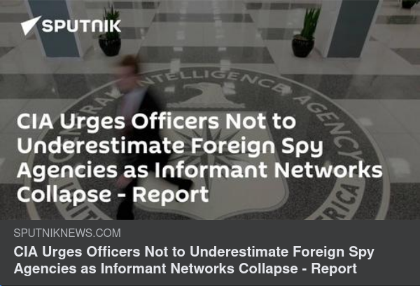 CIA Förlorar Infomatörer