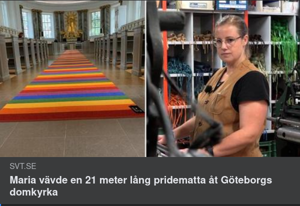 Kyrklig Regnbågsmatta