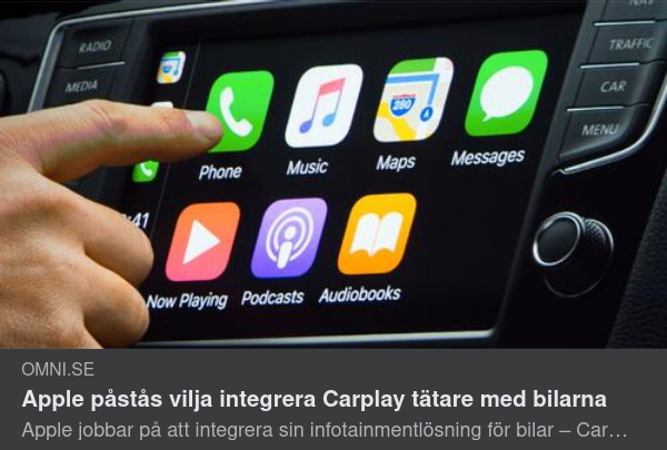 Apple & Carplay