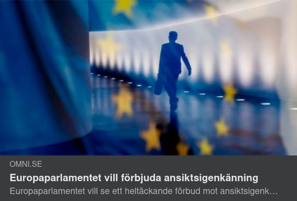 Ansiktsigenkänningsförbudspositivt Europaparlament
