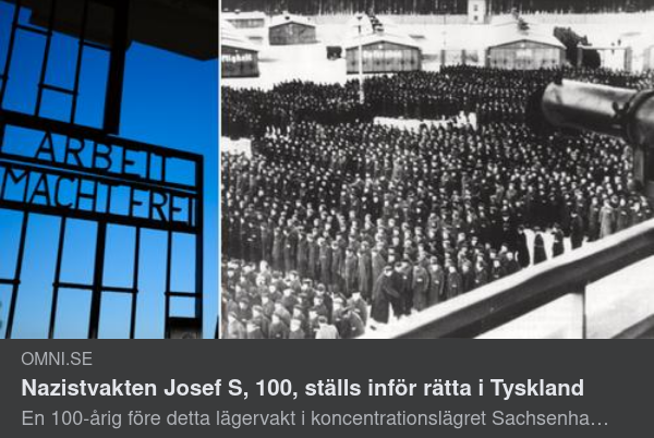 100-Årig Nazistvakt Inför Rätta