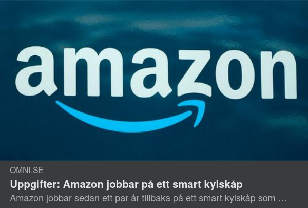 Smart Amazon-Kylskåp