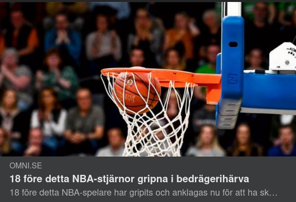 Bedrägerihärva Inom NBA