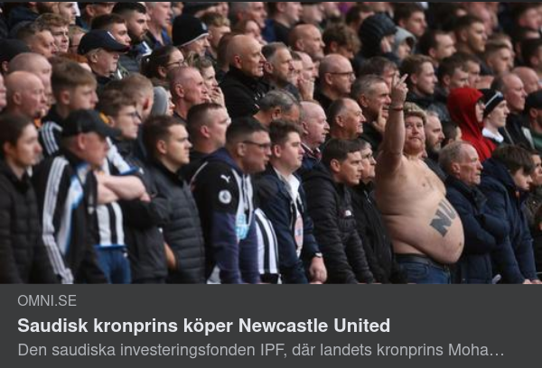 Newcastle United Köpt Av Saudisk Kronprins