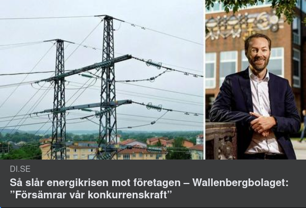 Wallenbergföretaget Höganäs I Energikrisen