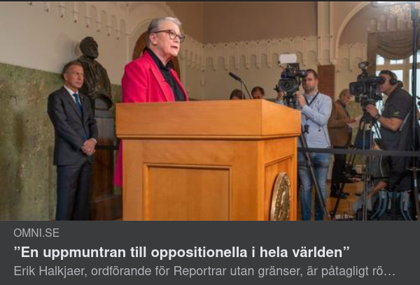 Nobel Oppositionsuppmuntran