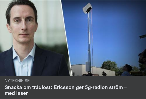 Strömförsörjande Laser