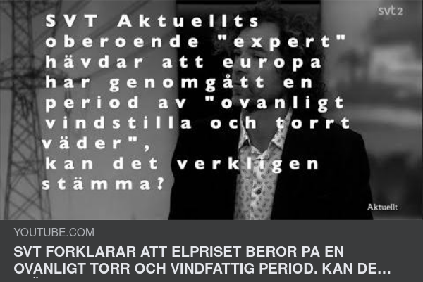 SVT Aktuellts Oberoende Expert
