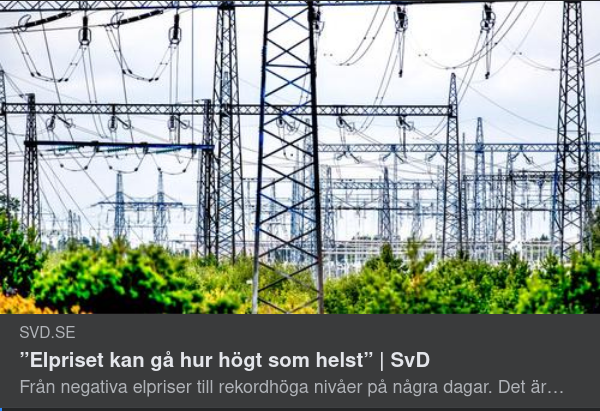 Hur Högt Elpris Som Helst