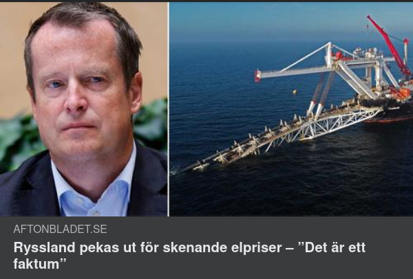 Ygeman Skyller Elpriser På Ryssen