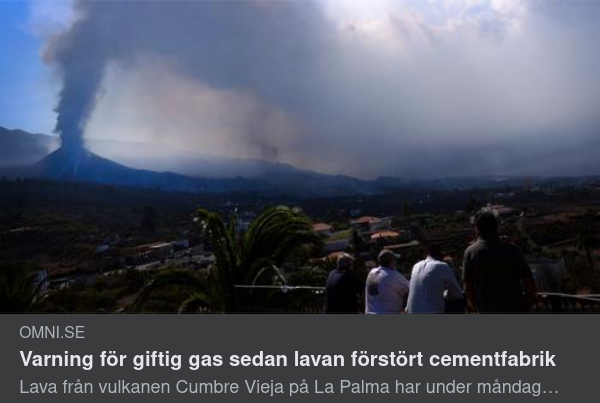 Lavaförstörd Cementfabrik