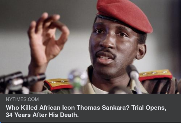 Presidentmordsrättegång I Burkina Faso