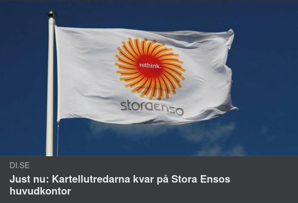 Kartellutredare Kvar Hos Stora Enso