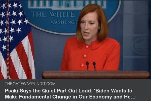 Biden & Fundamentala Ekonomiska Förändringar