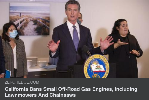 Bannade Motorer I Kalifornien