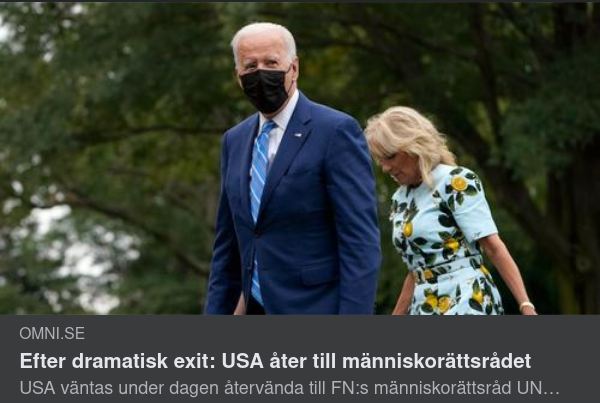 Människorättsrådsåtervändande USA