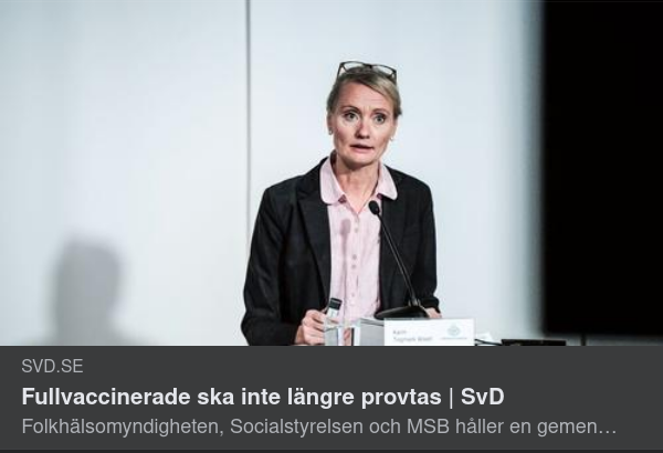 Inga Fullvaxxade Testas