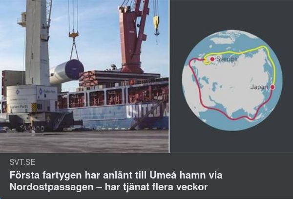 Till Umeå Via Nordostpassagen