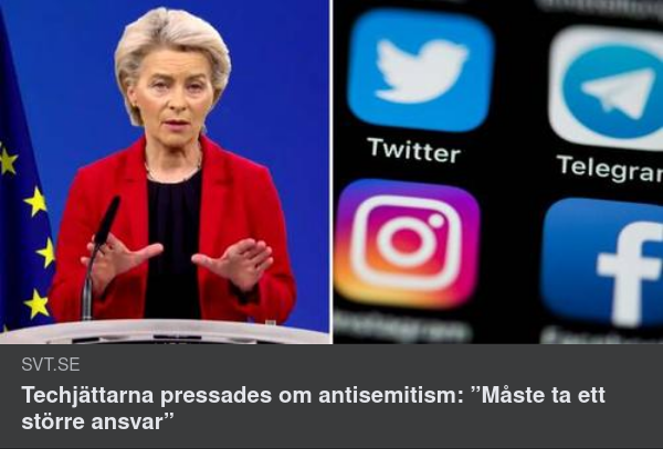 Antisemitismpressade Techjättar