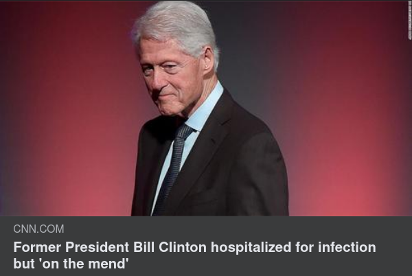 Bill Clinton På Sjukhus