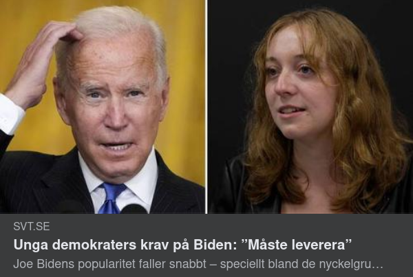 Ungdemokrater Om Biden I SVT