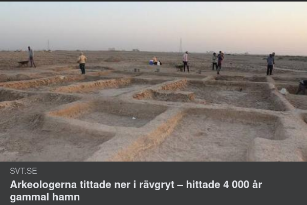 Sumerisk Hamn Funnen