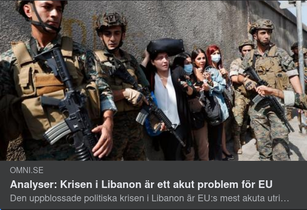 Libanon Akut EU-Problem
