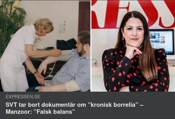 Ingen Kronisk Borrelia I SVT