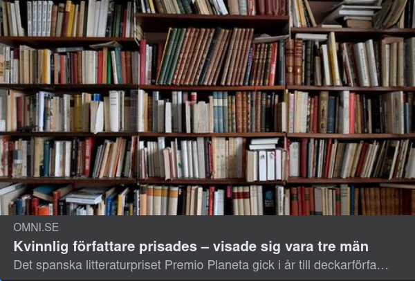 Spanskprisad Författarinna Var Tre Män