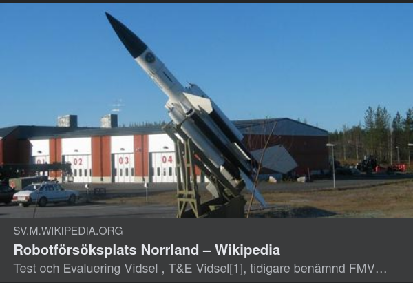 Probere Necesse Est - Robotförsöksplats Norrland