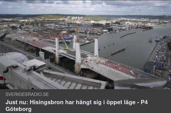 Öppethängande Hisingsbro