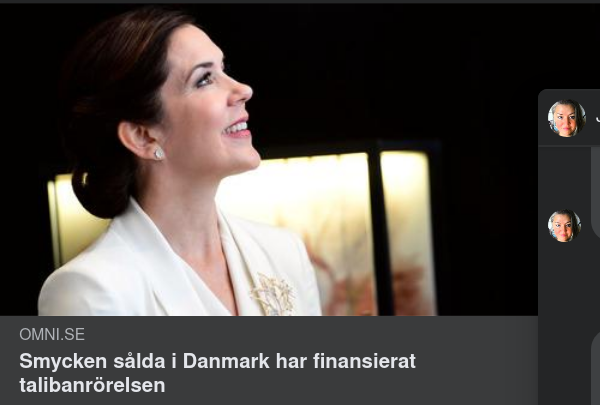 Danska Talibanfinansieringssmycken